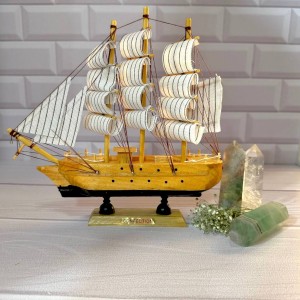 کشتی چوبی وارداتی 21 سانت