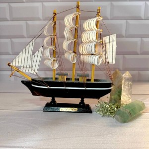 کشتی چوبی وارداتی 21 سانت