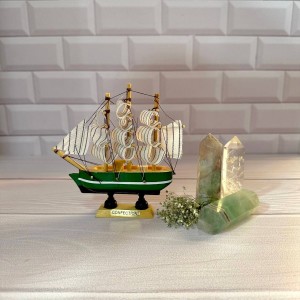 کشتی چوبی وارداتی 13 سانت