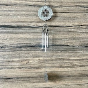 بادزنگ فلزی 4 میله توپر طرح گل زندگی