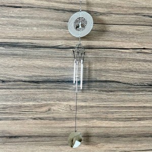 بادزنگ فلزی 4 میله توپر طرح درخت زندگی