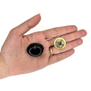 ابسیدین  سیاه با سکه