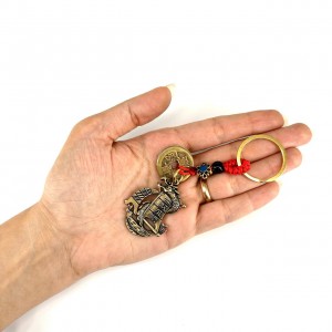 جاکلیدی 5 سکه برنجی  با کشتی