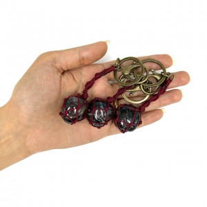 جاکلیدی گارنت سرخ ساده