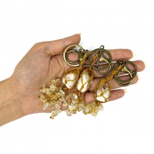 جاکلیدی سیترین آویز دار