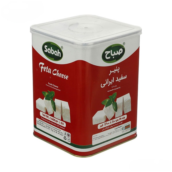 پنیر (حلب) فلزی 1600 گرمی صباح