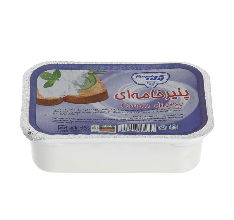 پنیرخامه ای 200 گرمی پگاه