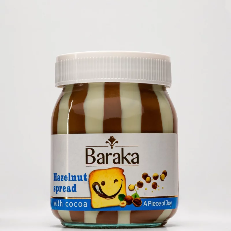 شکلات صبحانه شیری - فندقی 330 گرم باراکا