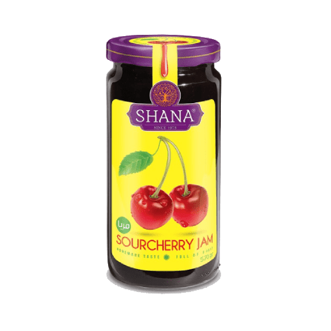 مربای آلبالو شیشه 570 گرم شانا