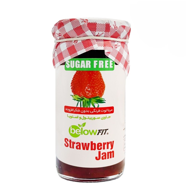 مربای توت‌فرنگی بدون قند بیلو