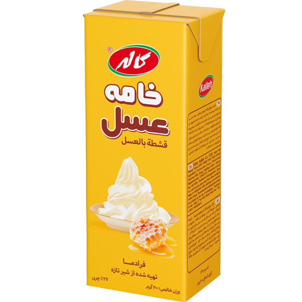 خامه عسل پاکتی 200 گرم کاله