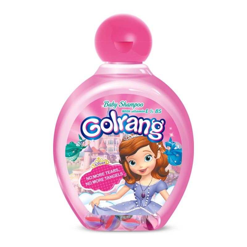 شامپو بچه تیله‌ای صورتی گلرنگ