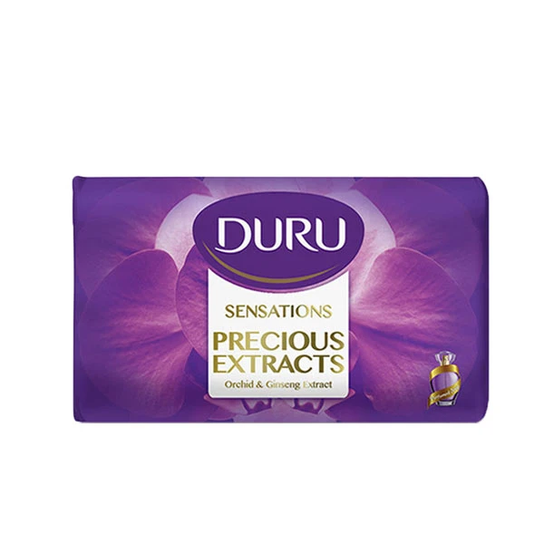 صابون بهداشتی حاوی عصاره گل ارکیده و ریشه جینسینگ دورو ( بسته 6 عددی )