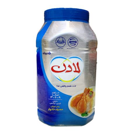 روغن جامد 5 کیلوگرم لادن