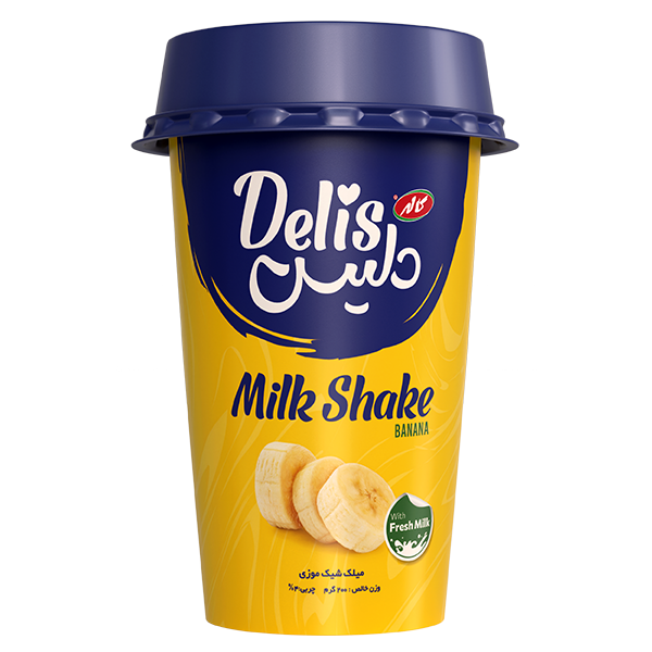 میلک شیک موزی 200 میلی‌لیتر کاله