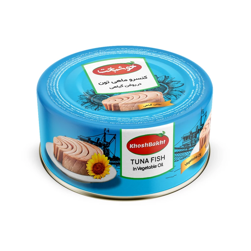 کنسرو تن ماهی خوشبخت - 180 گرم
