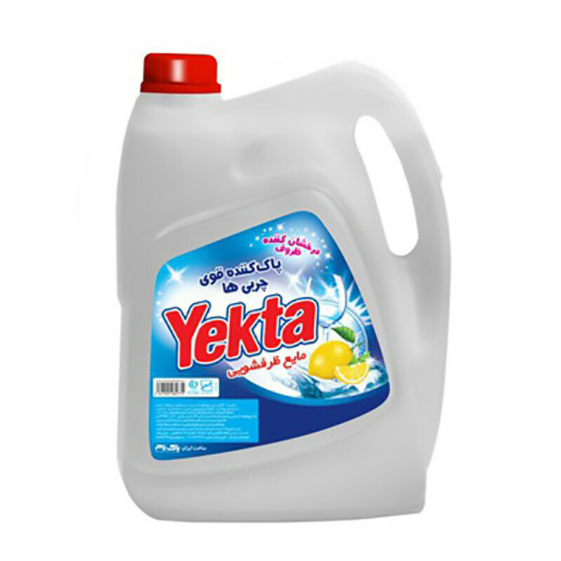 مایع ظرفشویی یکتا مدل لیمو حجم 3750 میلی لیتر