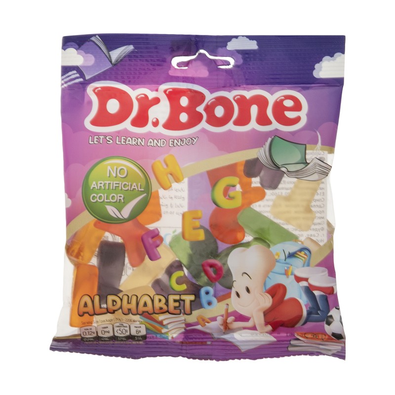 پاستیل اعداد و حروف دکتر بن - 85 گرم