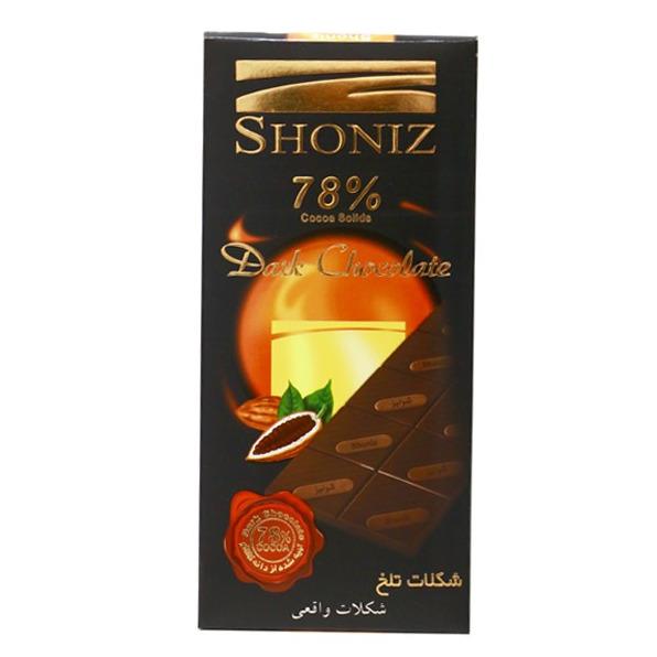 شکلات تلخ 78 درصد شونیز