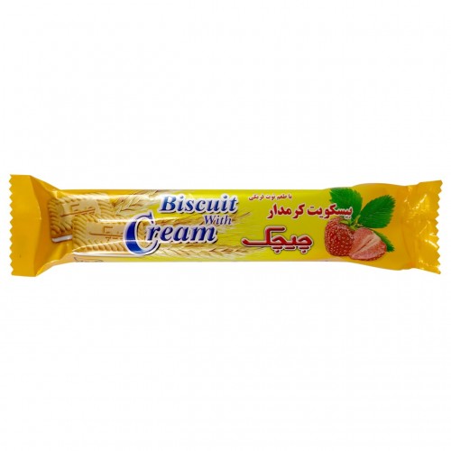 بیسکویت کرمدار توت فرنگی چیچک