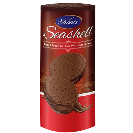 بیسکویت کرمدار سی شل کاکائویی شونیز