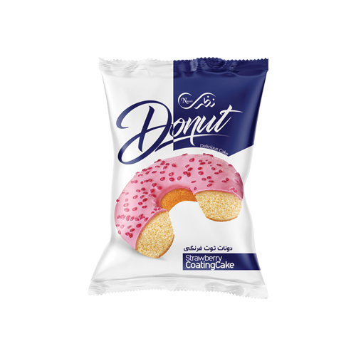 کیک دونات توت فرنگی نظری