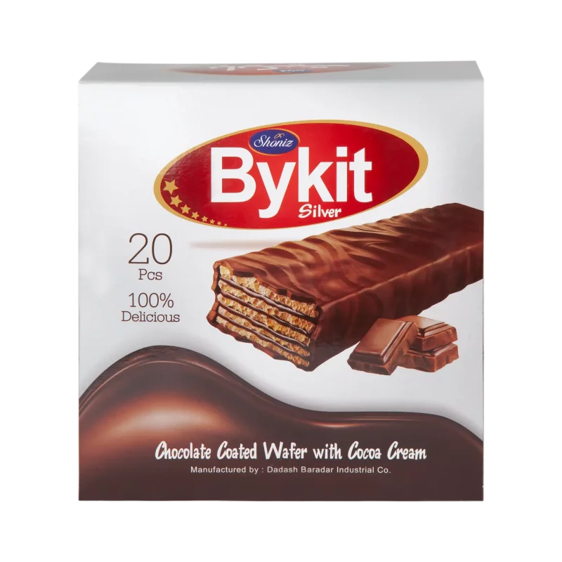 بایکیت شکلاتی نقره ای بسته ای 20 عددی شونیز