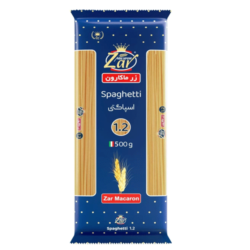 ماکارونی رشته 500گرم زر
