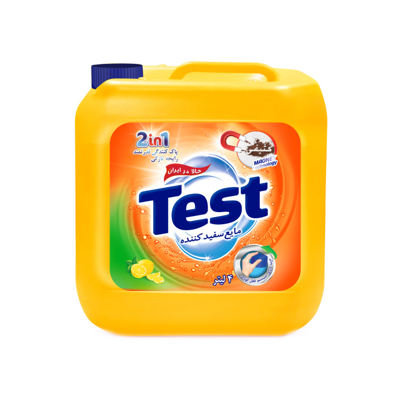 مایع سفید کننده 4 لیتر تست