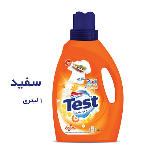 مایع لباسشویی مخصوص لباس های سفید 1 لیتر تست