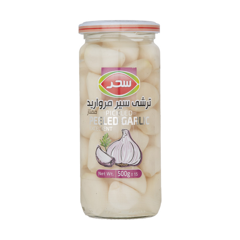 ترشی سیر مروارید ممتاز 500 گرم سحر