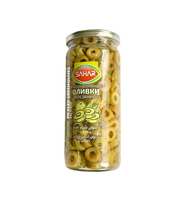 زیتون شور ورقه ای 500گرم سحر