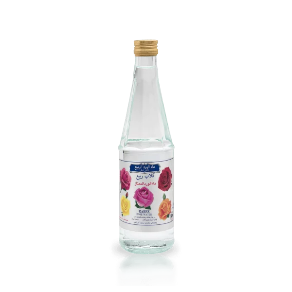 گلاب 450 گرمی شیشه ربیع