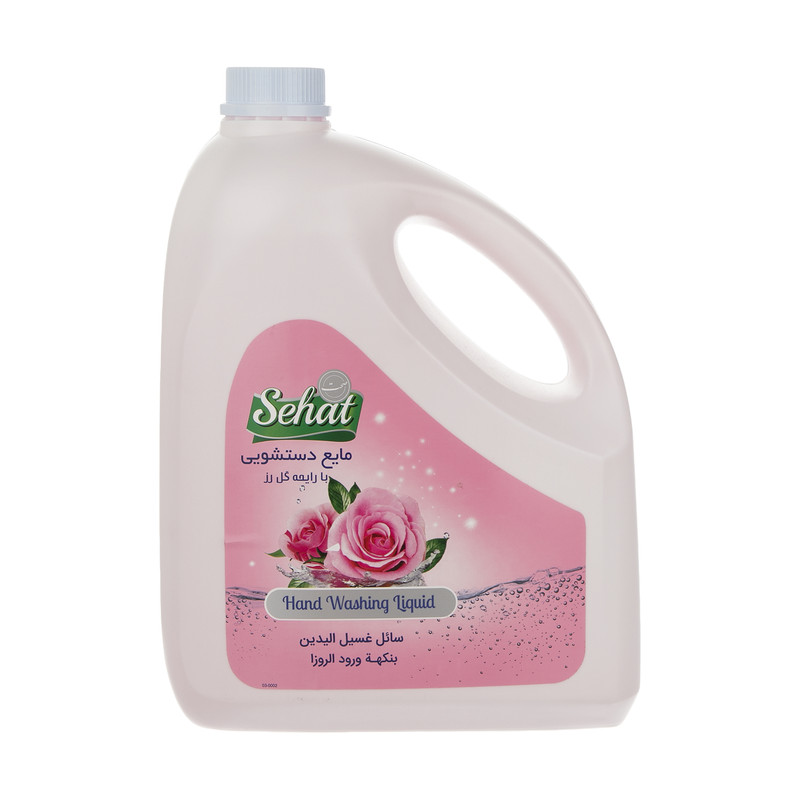مایع دستشویی شفاف رز 4 لیتری صحت