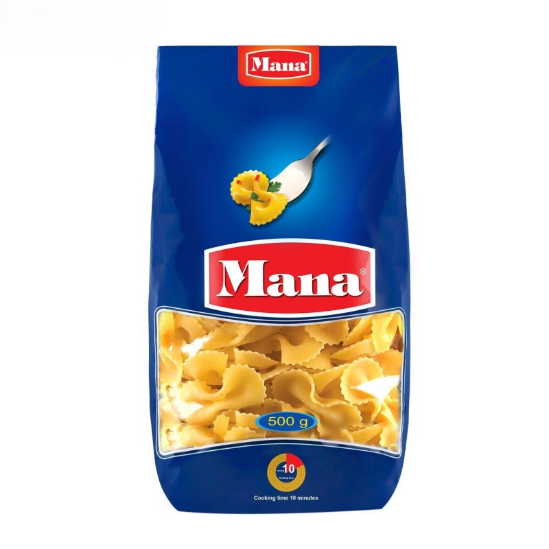 ماکارونی فرمی پاپیون  500 گرم مانا