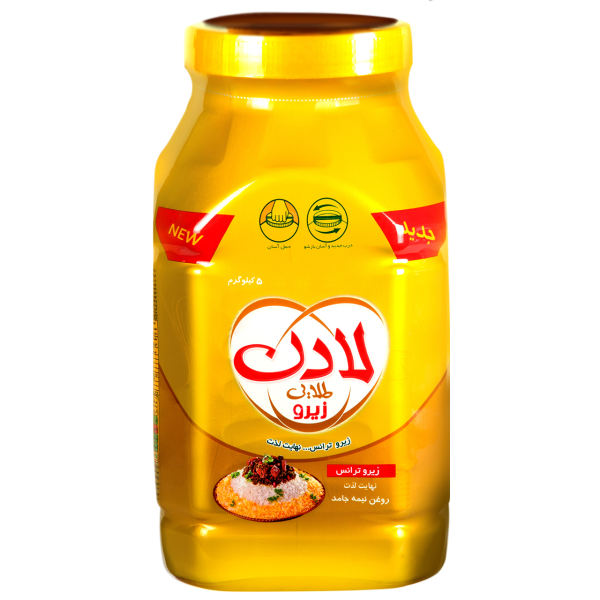 روغن نیمه جامد بدون ترانس لادن طلایی - 5 کیلوگرم
