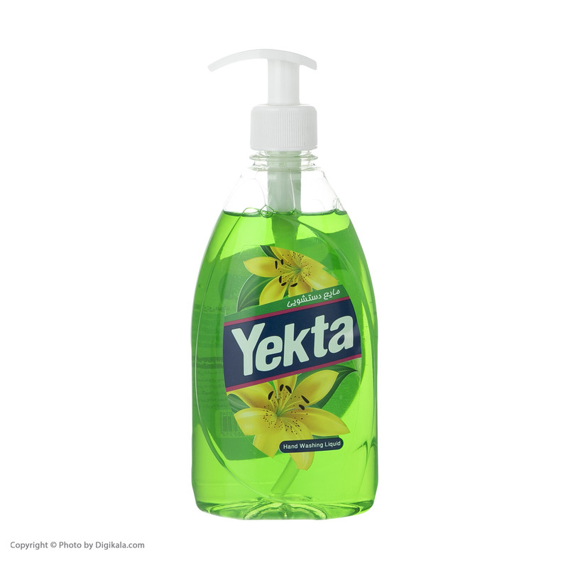 مایع دستشویی پمپی سبز یکتا -  500میلی لیتر