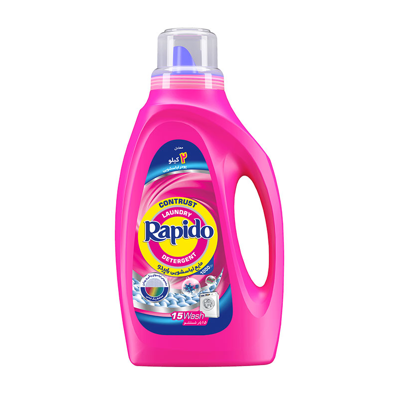 مایع لباس شویی کنتراست 1لیتر راپیدو