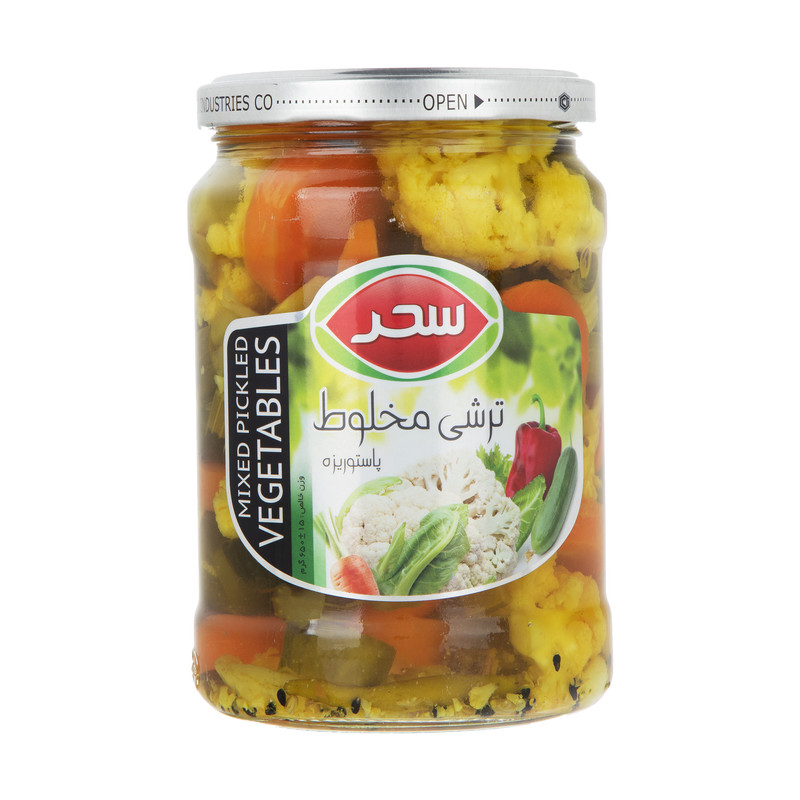 ترشی مخلوط 640 گرمی سحر