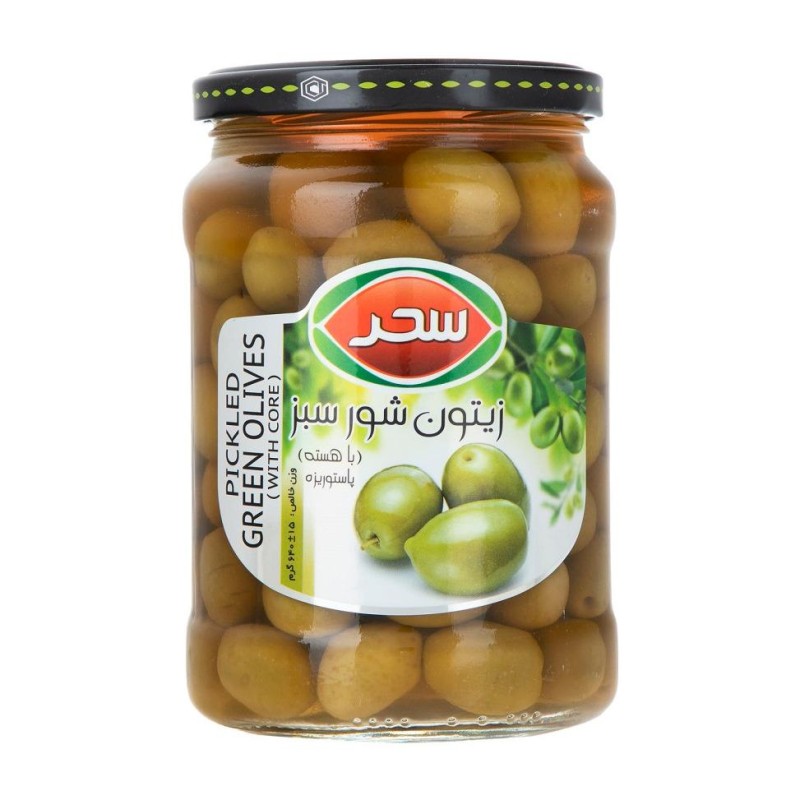 زیتون شور درشت 650 گرم سحر