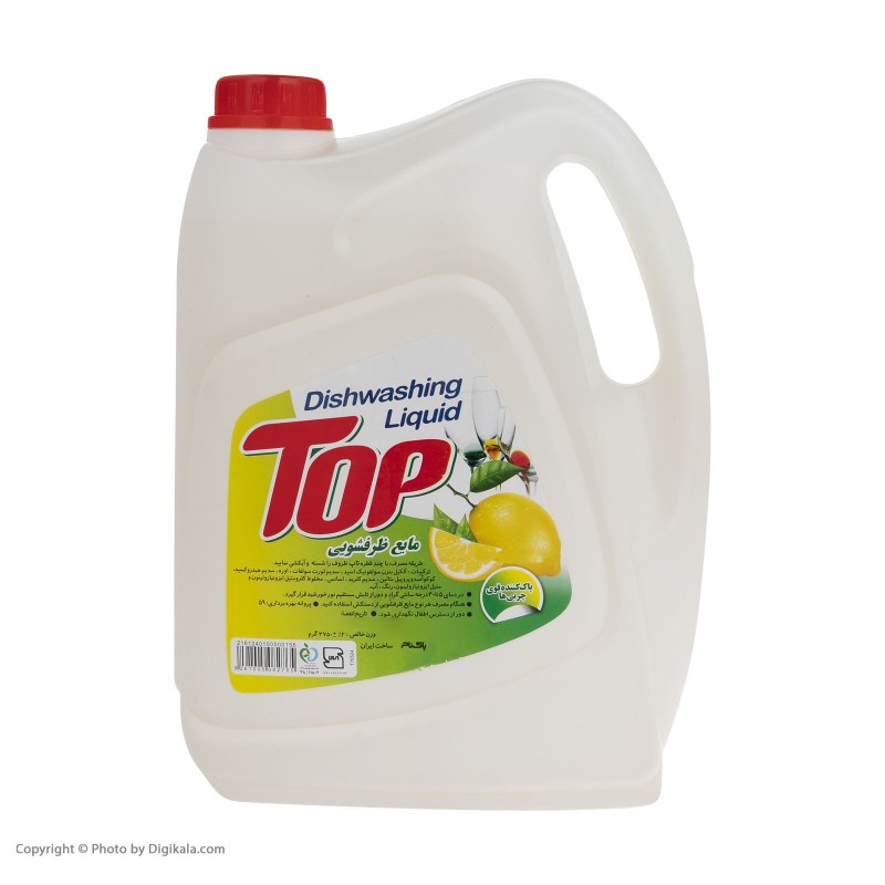 مایع ظرفشویی لیمو تاپ - 4 لیتری