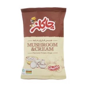 چیپس قارچ وخامه بزرگ چاکلز