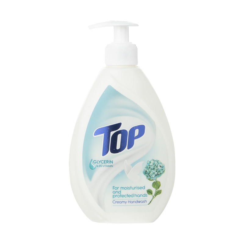مایع دستشویی کرمی آبی تاپ - 400 میلی لیتر