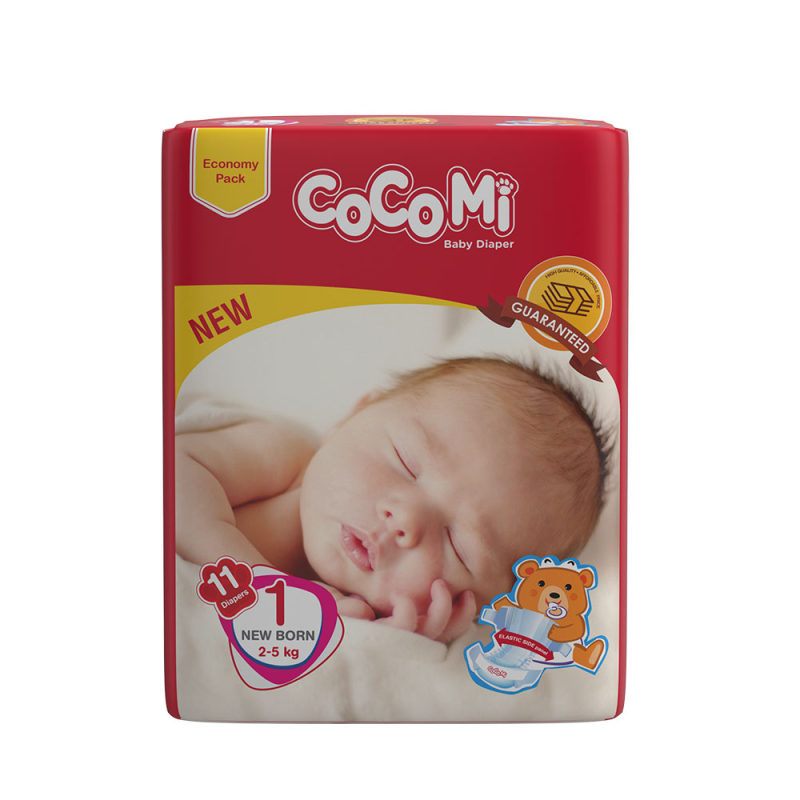 پوشک بچه نرمال کوکومی -  سایز 1 / 11 عددی
