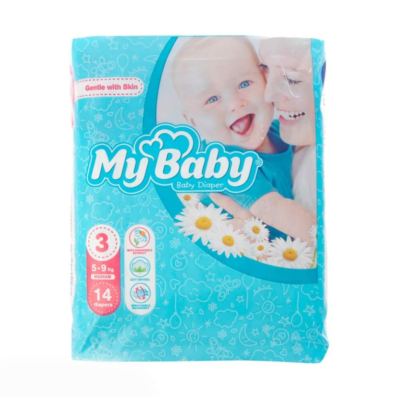 پوشک بچه مای بیبی - 14 عددی سایز 3