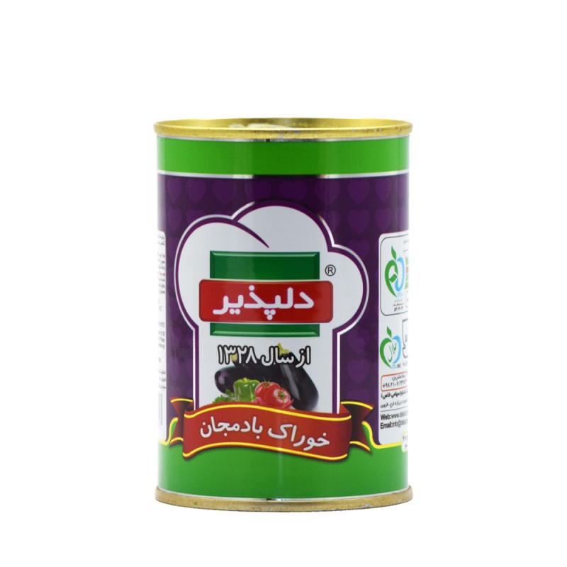کنسرو بادمجان 410گرم دلپذیر