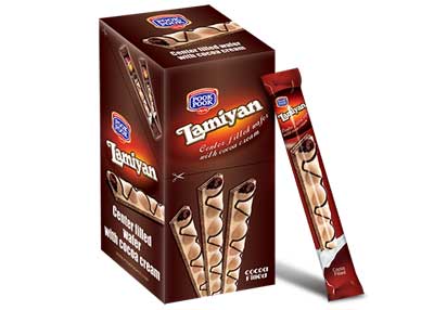 ویفرشکلاتی 8تپه پوک پوک