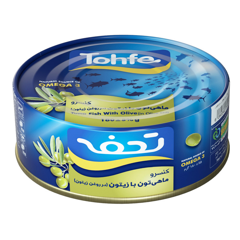 تن ماهی در(روغن زیتون)180گرم تحفه