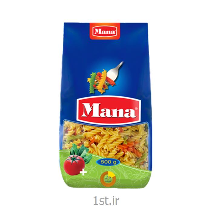 ماکارونی فرمی مته سبزی جات 500 گرم مانا