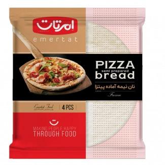 خمیر پیتزا (نان پیتزا) 4 عددی  امرتات